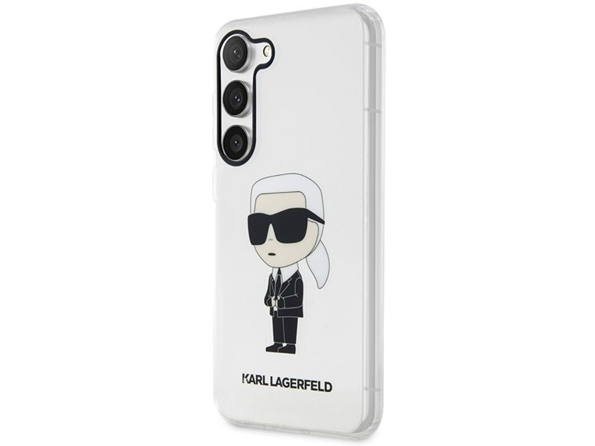 Karl Lagerfeld KLHCS23MHNIKTCT S23+ S916 transparent hardcase Ikonik Karl Lagerfeld