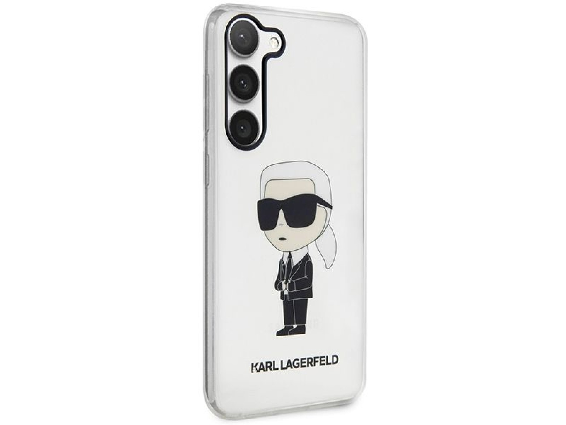 Karl Lagerfeld KLHCS23MHNIKTCT S23+ S916 transparent hardcase Ikonik Karl Lagerfeld