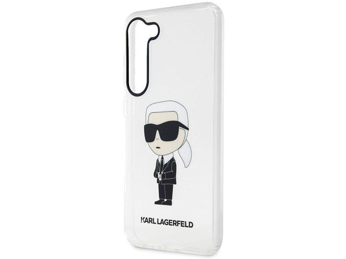 Karl Lagerfeld KLHCS23MHNIKTCT S23+ S916 transparent hardcase Ikonik Karl Lagerfeld