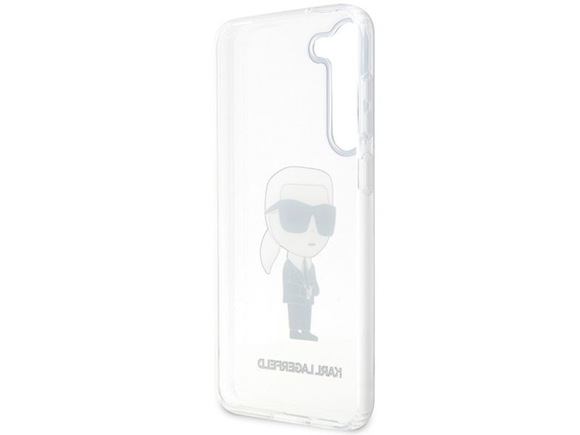Karl Lagerfeld KLHCS23MHNIKTCT S23+ S916 transparent hardcase Ikonik Karl Lagerfeld