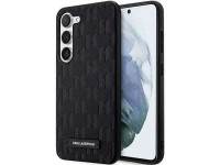 Karl Lagerfeld KLHCS23MSAKLHPK S23+ S916 estojo rígido preto/preto Saffiano Mono Metal Logo Karl Lagerfeld KLHCS23MSAKLHPK S23+ S916 estojo rígido preto/preto Saffiano Mono Metal Logo