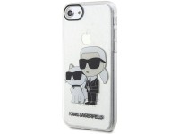 Karl Lagerfeld KLHCI8HNKCTGT iPhone 7/8/ SE 2020 / SE 2022 transparent hardcase Gliter Karl&Choupett