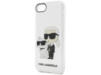 Karl Lagerfeld KLHCI8HNKCTGT iPhone 7/8/ SE 2020 / SE 2022 transparent hardcase Gliter Karl&Choupett