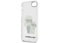 Karl Lagerfeld KLHCI8HNKCTGT iPhone 7/8/ SE 2020 / SE 2022 transparent hardcase Gliter Karl&Choupett