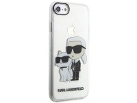 Karl Lagerfeld KLHCI8HNKCTGT iPhone 7/8/ SE 2020 / SE 2022 transparent hardcase Gliter Karl&Choupett