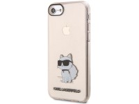 Karl Lagerfeld KLHCI8HNCHTCP iPhone 7/8/ SE 2020 / SE 2022 capa rígida rosa/rosa Ikonik Choupette Karl Lagerfeld KLHCI8HNCHTCP iPhone 7/8/ SE 2020 / SE 2022 capa rígida rosa/rosa Ikonik Choupette