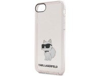 Karl Lagerfeld KLHCI8HNCHTCP iPhone 7/8/ SE 2020 / SE 2022 capa rígida rosa/rosa Ikonik Choupette Karl Lagerfeld KLHCI8HNCHTCP iPhone 7/8/ SE 2020 / SE 2022 capa rígida rosa/rosa Ikonik Choupette