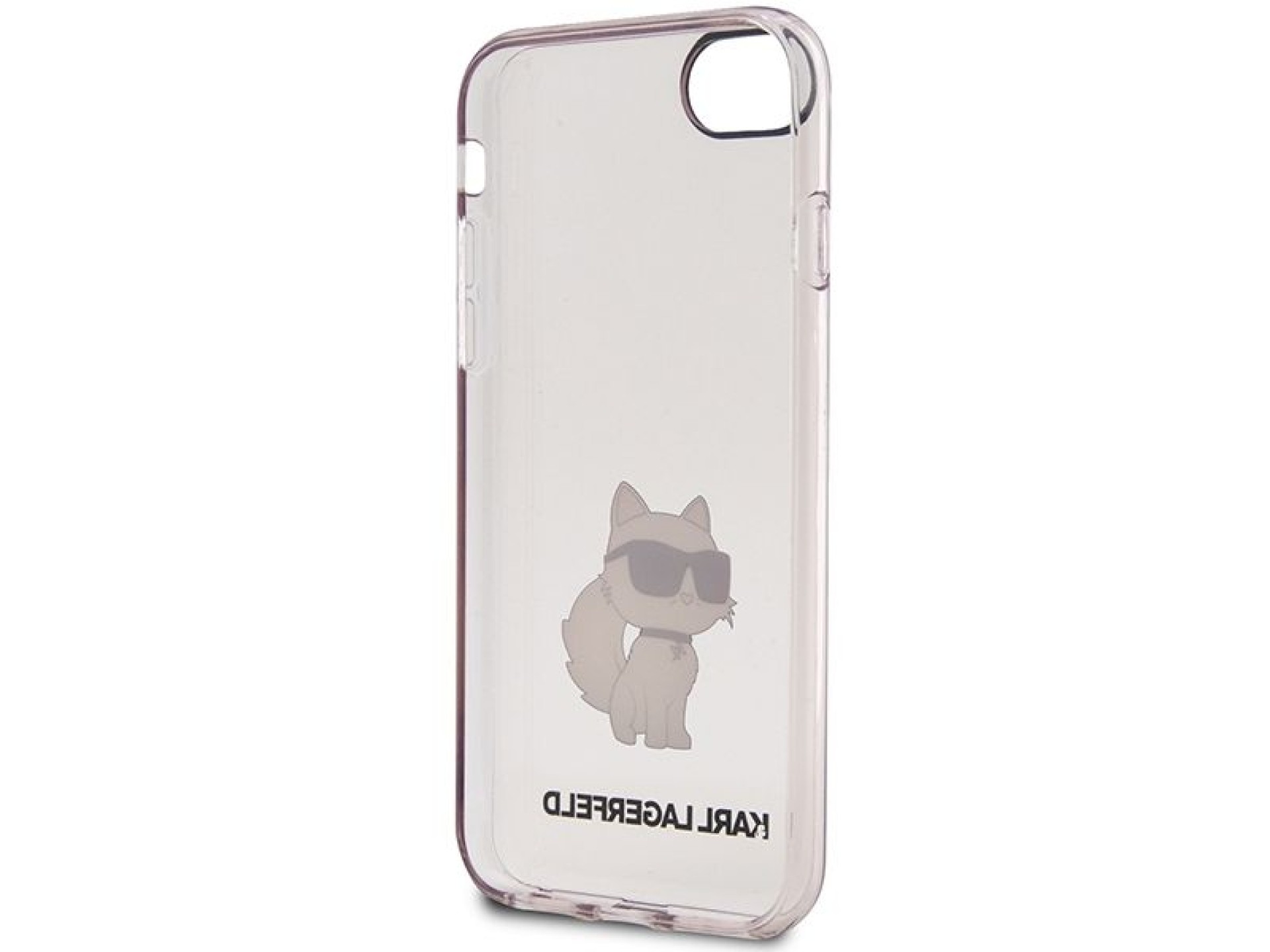 Karl Lagerfeld KLHCI8HNCHTCP iPhone 7/8/ SE 2020 / SE 2022 capa rígida rosa/rosa Ikonik Choupette