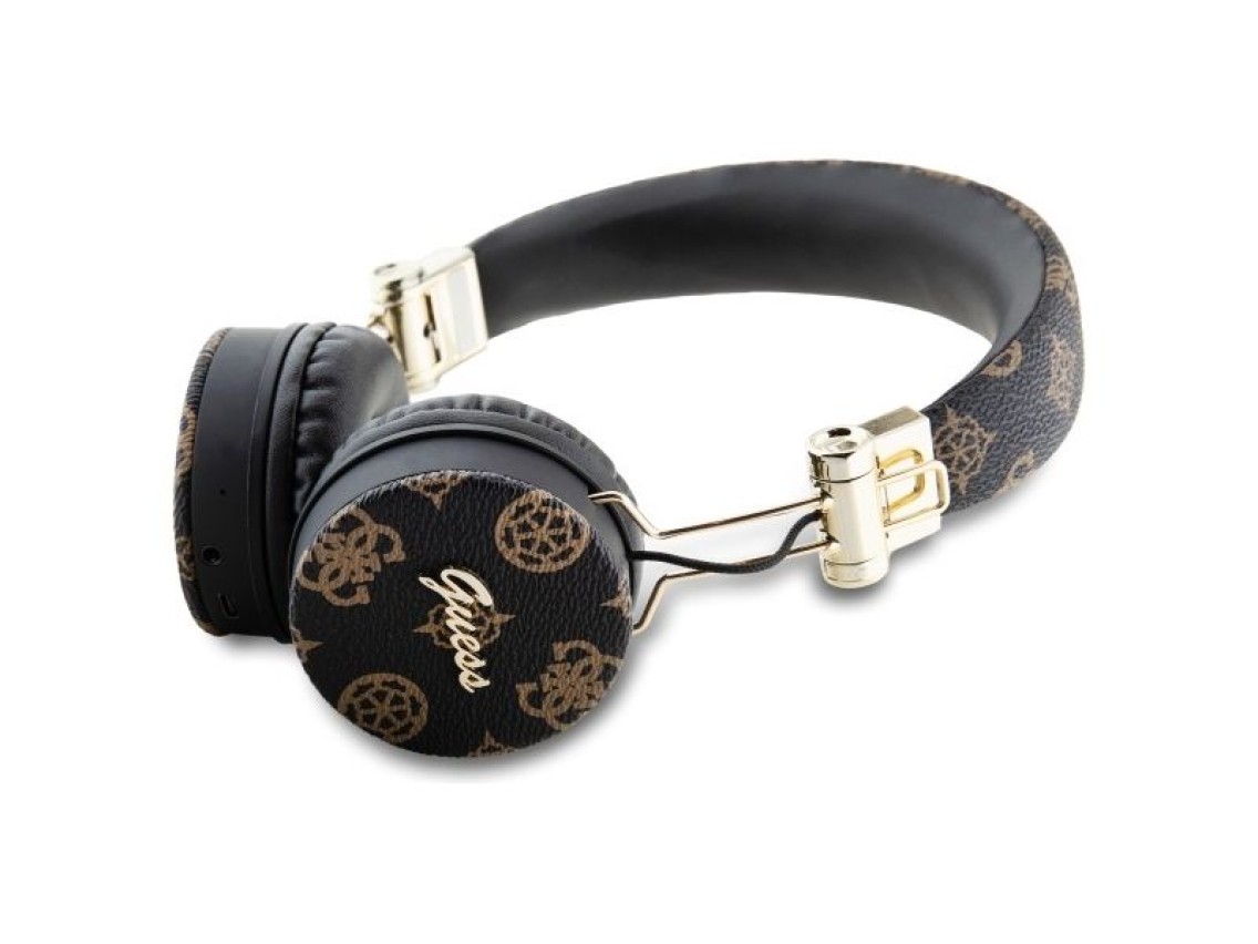 Guess Bluetooth ENC GUBH70EPOSMK on-ear headphones black/black Peony Script Round Shape
