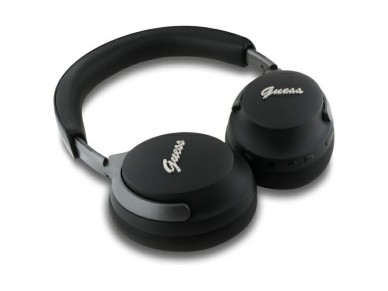 Auriculares Bluetooth con cancelaci�n de ruido activa Guess GUBHC22PSFCSMK con logotipo en negro met