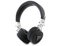 Auriculares supraaurales Bluetooth Guess ENC GUBH70PGTSPSK, color negro/negro, dise�o cl�sico redond