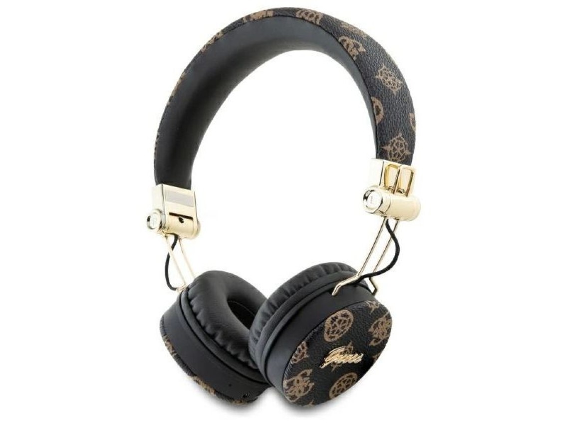 Guess Bluetooth ENC GUBH70EPOSMK on-ear headphones black/black Peony Script Round Shape