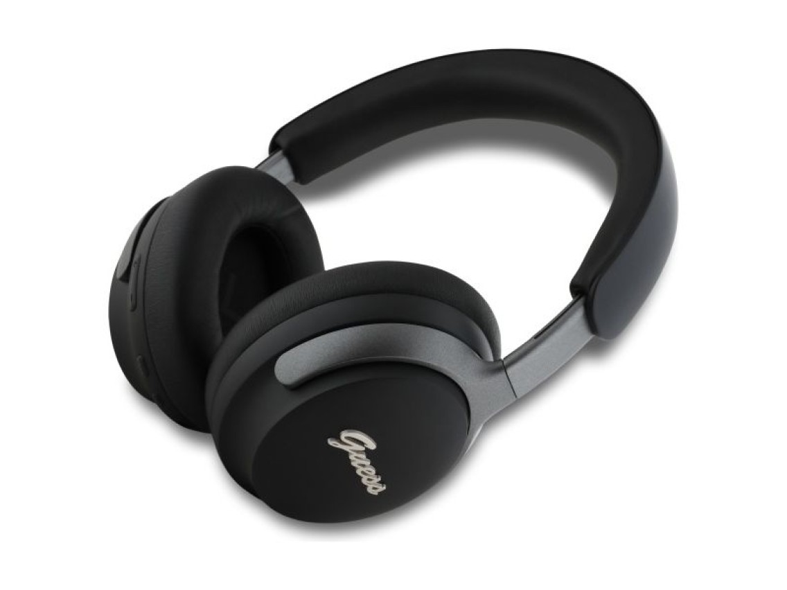 Guess Bluetooth ANC Headphones GUBHC22PSFCSMK Black Metal Script Logo