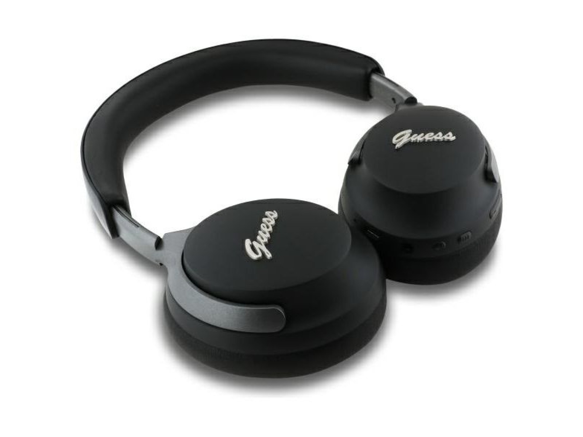 Guess Bluetooth ANC Headphones GUBHC22PSFCSMK Black Metal Script Logo