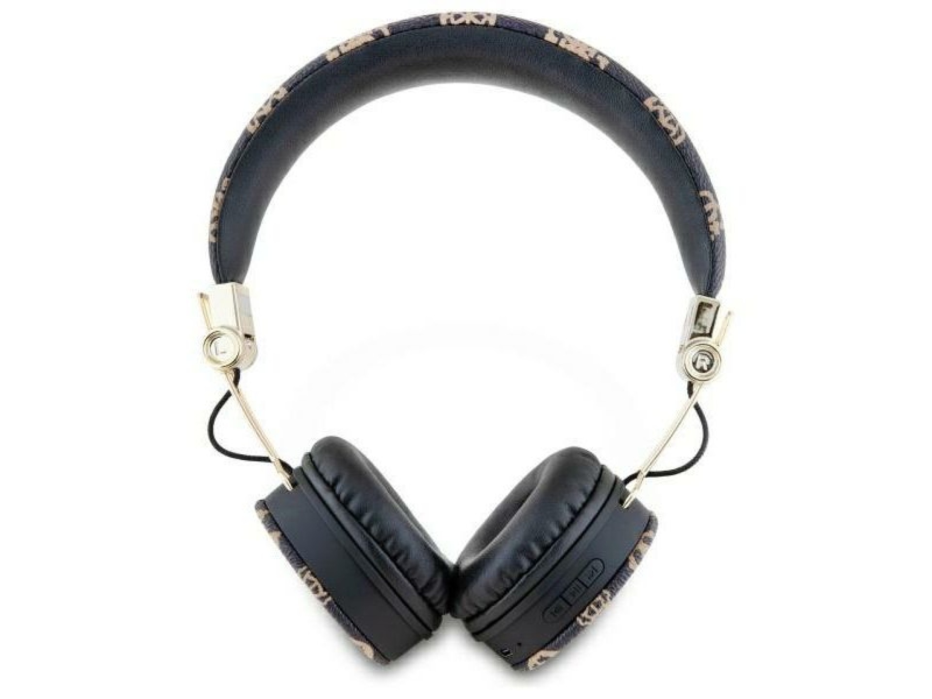 Guess Bluetooth ENC GUBH70EPOSMK on-ear headphones black/black Peony Script Round Shape