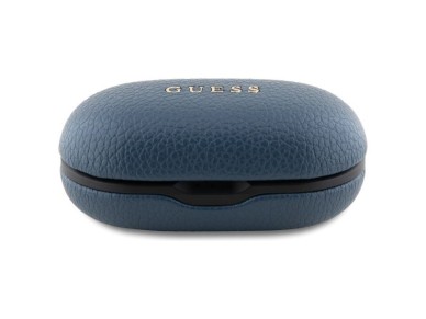 Fones de ouvido Bluetooth Guess GUTWSPGTSPSB TWS + base de carregamento azul/azul com logotipo cl�ss