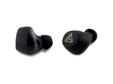 Fones de ouvido Bluetooth Guess GUTWSPGTSPSB TWS + base de carregamento azul/azul com logotipo cl�ss