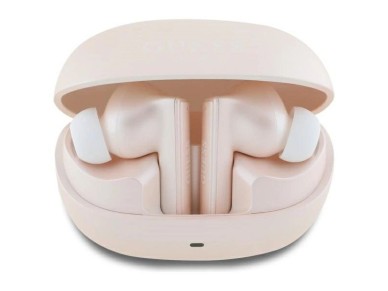 Guess Bluetooth Headphones GUTWST88MCTGP TWS + Docking Station Pink Capsule Printed Logo Guess Bluetooth Headphones GUTWST88MCTGP TWS + Docking Station Pink Capsule Printed Logo