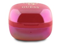 Fones de ouvido Bluetooth Guess GUTWSJ144ESF TWS + base de carregamento f�csia/f�csia iridescente 4G