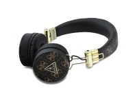 Guess Bluetooth ENC GUBH70E4PTMK on-ear headphones black/black 4G Triangle Round Shape Guess Bluetooth ENC GUBH70E4PTMK on-ear headphones black/black 4G Triangle Round Shape