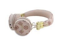 Guess Bluetooth ENC GUBH70EPOSMW Brown/Brown Peony Script Round Shape Headphones Guess Bluetooth ENC GUBH70EPOSMW Brown/Brown Peony Script Round Shape Headphones
