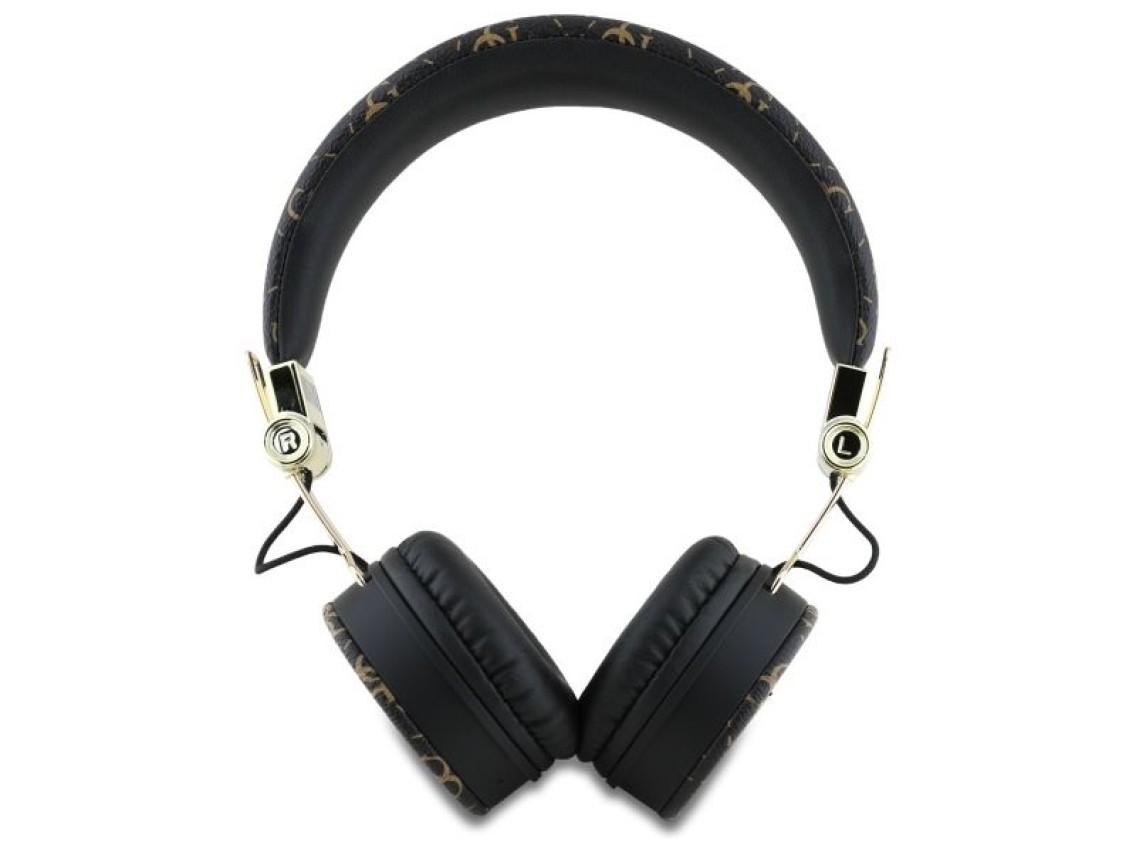 Guess Bluetooth ENC GUBH70E4PTMK on-ear headphones black/black 4G Triangle Round Shape