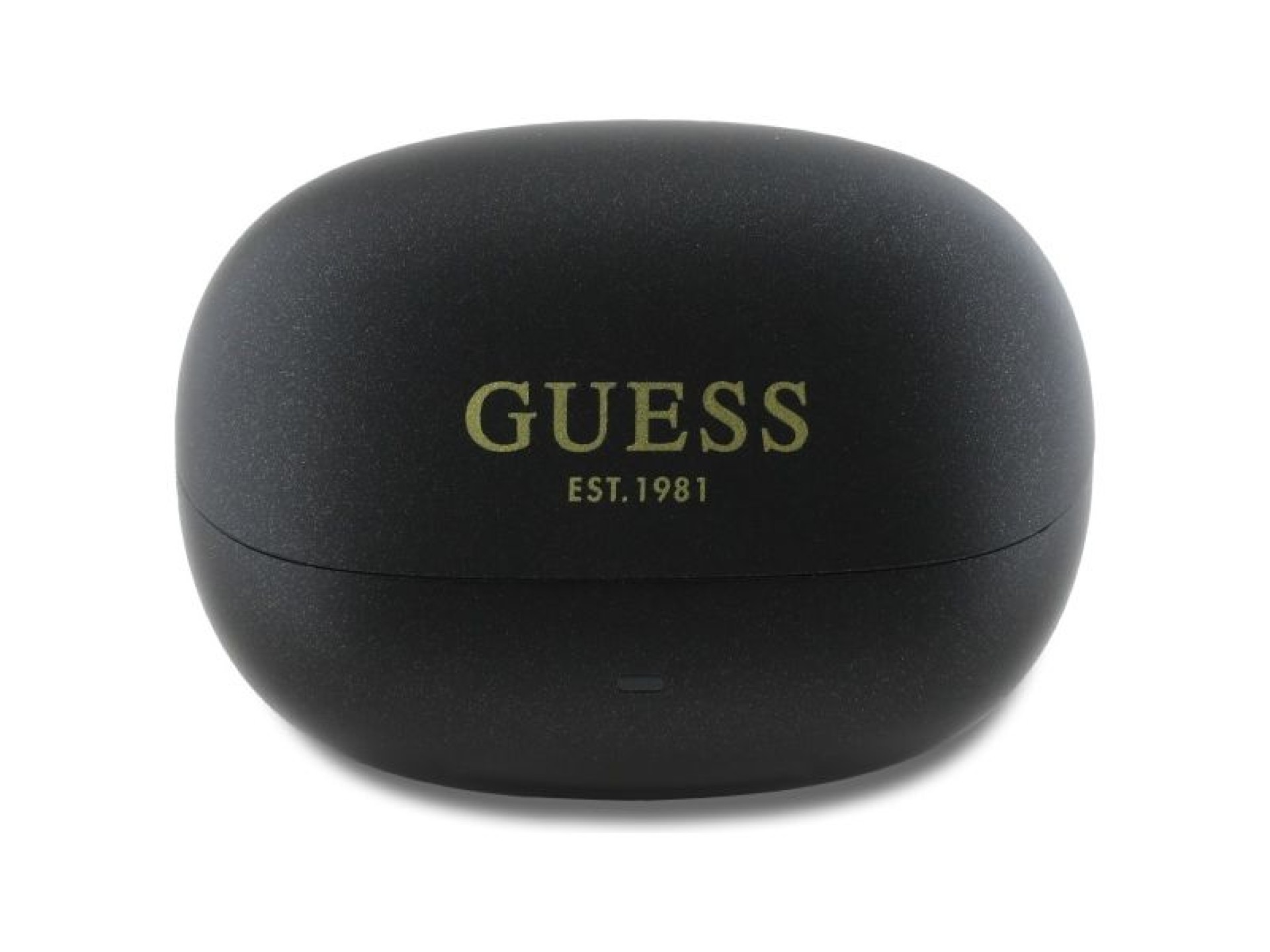 Fones de ouvido Bluetooth Guess GUTWST88MCTGK TWS + base de carregamento preto/preto com logotipo im