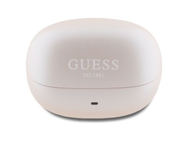 Guess Bluetooth Headphones GUTWST88MCTGP TWS + Docking Station Pink Capsule Printed Logo Guess Bluetooth Headphones GUTWST88MCTGP TWS + Docking Station Pink Capsule Printed Logo