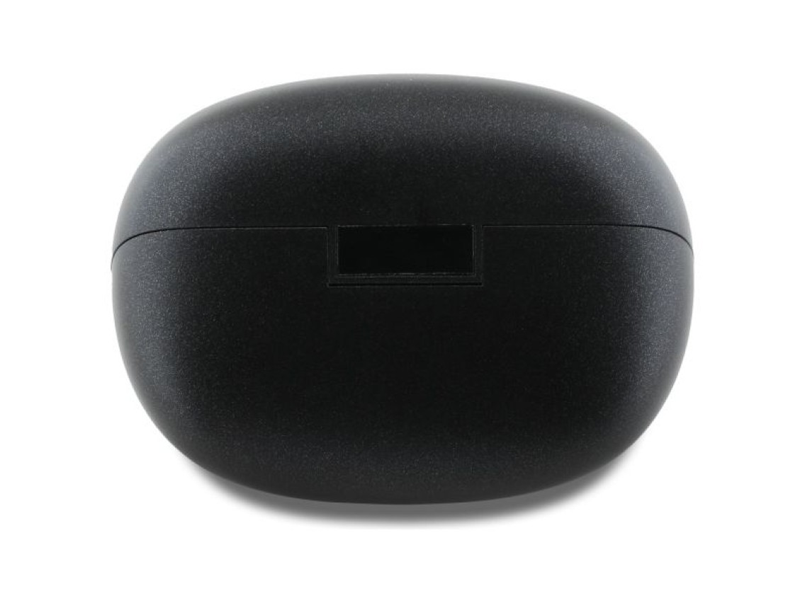 Fones de ouvido Bluetooth Guess GUTWST88MCTGK TWS + base de carregamento preto/preto com logotipo im