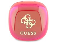 Fones de ouvido Bluetooth Guess GUTWSJ144ESF TWS + base de carregamento f�csia/f�csia iridescente 4G