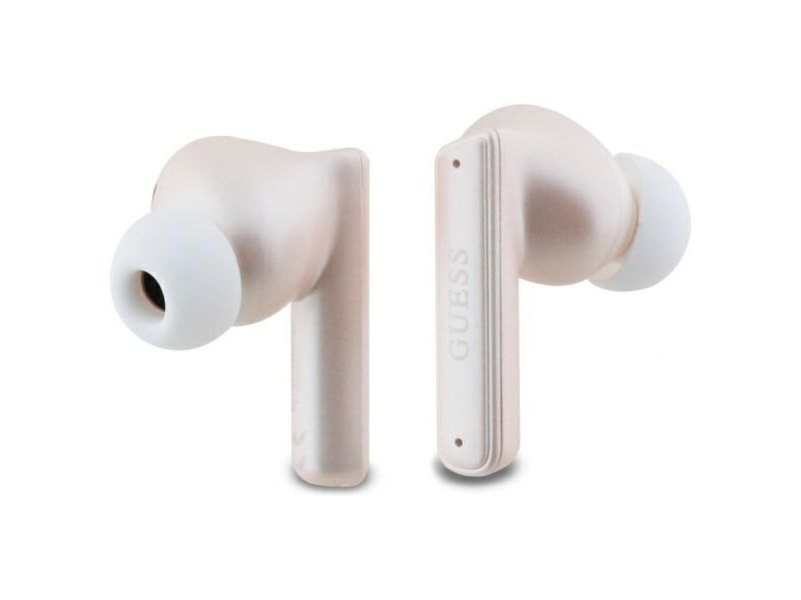 Guess Bluetooth Headphones GUTWST88MCTGP TWS + Docking Station Pink Capsule Printed Logo