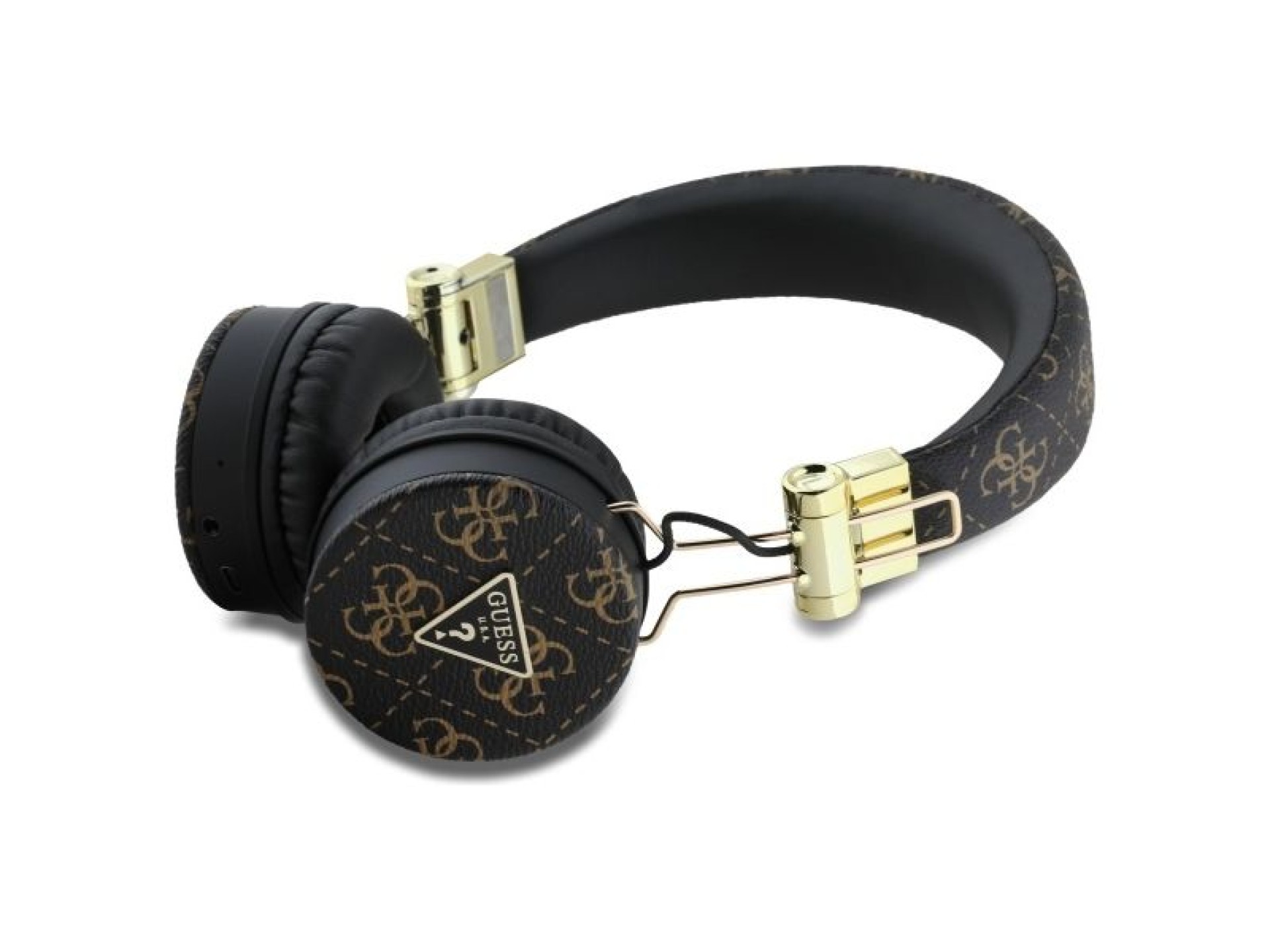 Guess Bluetooth ENC GUBH70E4PTMK on-ear headphones black/black 4G Triangle Round Shape