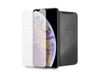 Pel�cula de vidro temperado com logo invis�vel da Guess para iPhone Xs Max