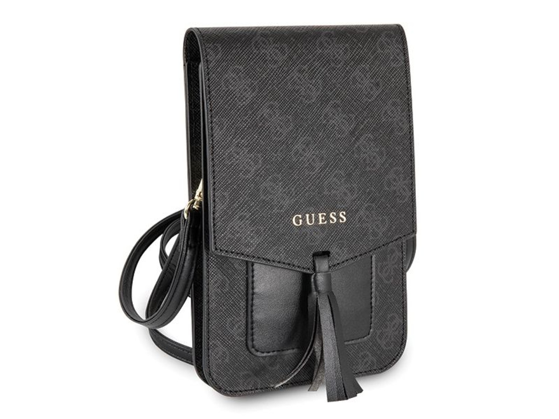 Bolsa Guess GUWBSQGBK preta/preta 4G