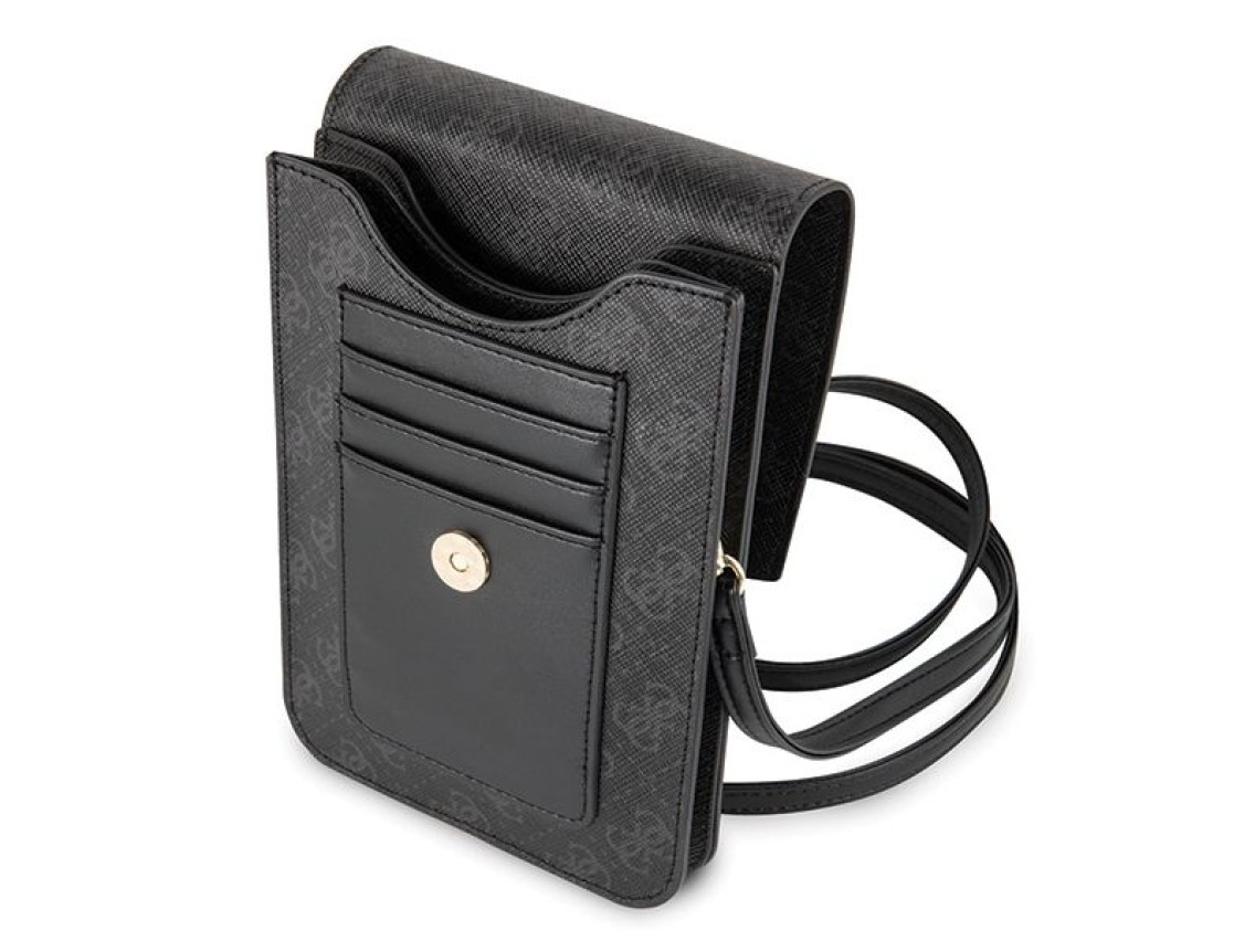 Bolsa Guess GUWBSQGBK preta/preta 4G