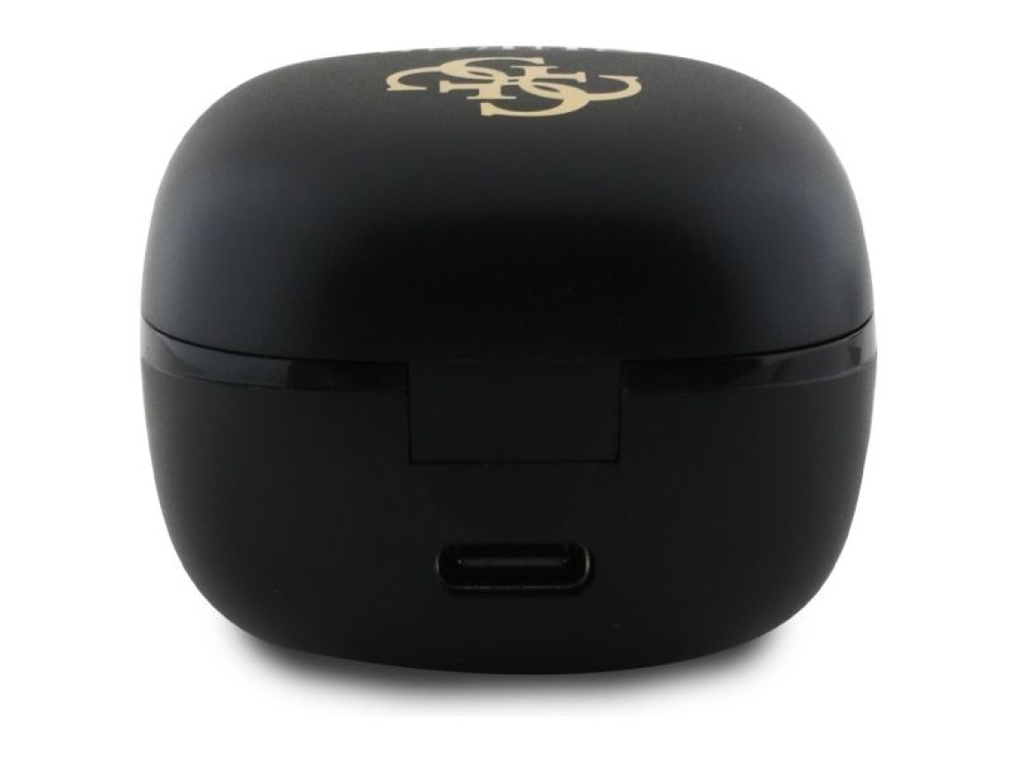 Guess Bluetooth headphones GUTWSJ144ESK TWS + docking station black/black Iridescent 4G Printed Logo