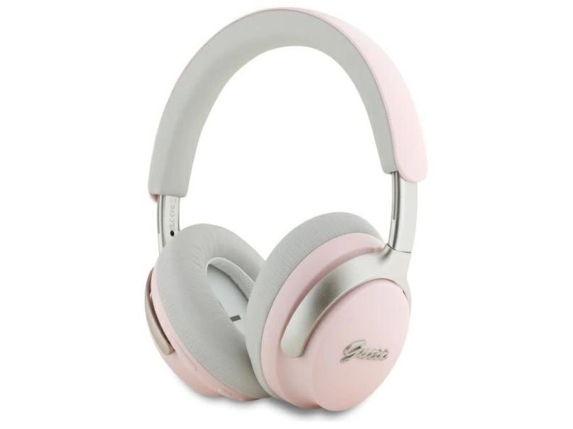 Guess Bluetooth ANC/ENC Headphones GUBHC22PSBCSMP Pink DB Metal Script Logo