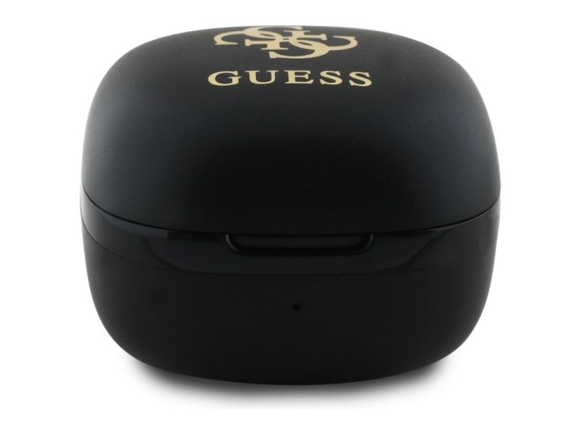 Guess Bluetooth headphones GUTWSJ144ESK TWS + docking station black/black Iridescent 4G Printed Logo