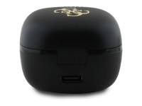 Guess Bluetooth headphones GUTWSJ144ESK TWS + docking station black/black Iridescent 4G Printed Logo