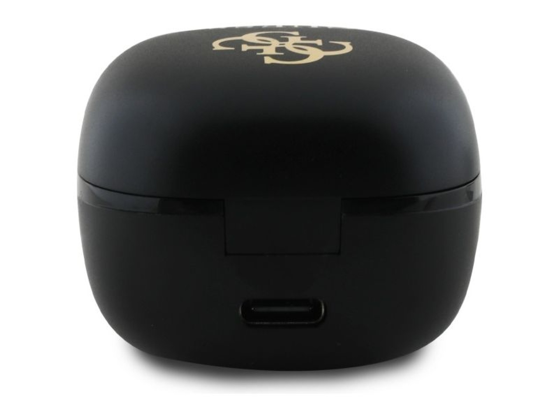 Guess Bluetooth headphones GUTWSJ144ESK TWS + docking station black/black Iridescent 4G Printed Logo