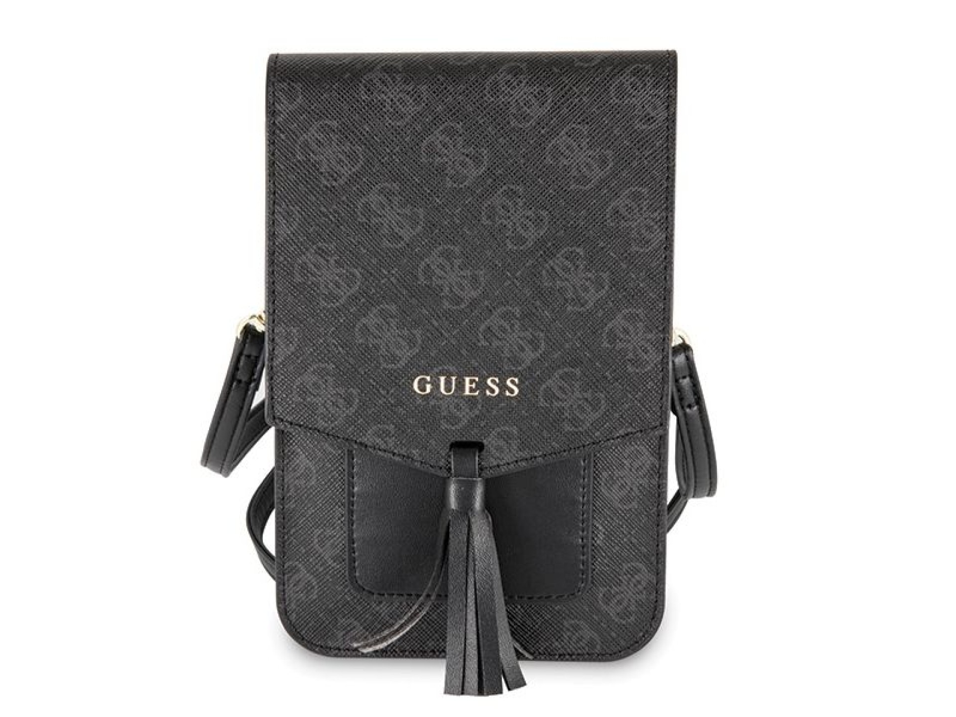 Bolsa Guess GUWBSQGBK preta/preta 4G