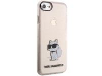 Karl Lagerfeld KLHCI8HNCHTCP iPhone 7/8/ SE 2020 / SE 2022 capa rígida rosa/rosa Ikonik Choupette Karl Lagerfeld KLHCI8HNCHTCP iPhone 7/8/ SE 2020 / SE 2022 capa rígida rosa/rosa Ikonik Choupette