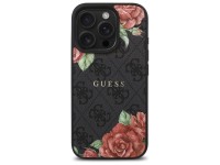 Guess GUHMP16XP4ROPEMCK iPhone 16 Pro Max 6.9" black/black hardcase 4G Flowers Print MagSafe Guess GUHMP16XP4ROPEMCK iPhone 16 Pro Max 6.9" black/black hardcase 4G Flowers Print MagSafe