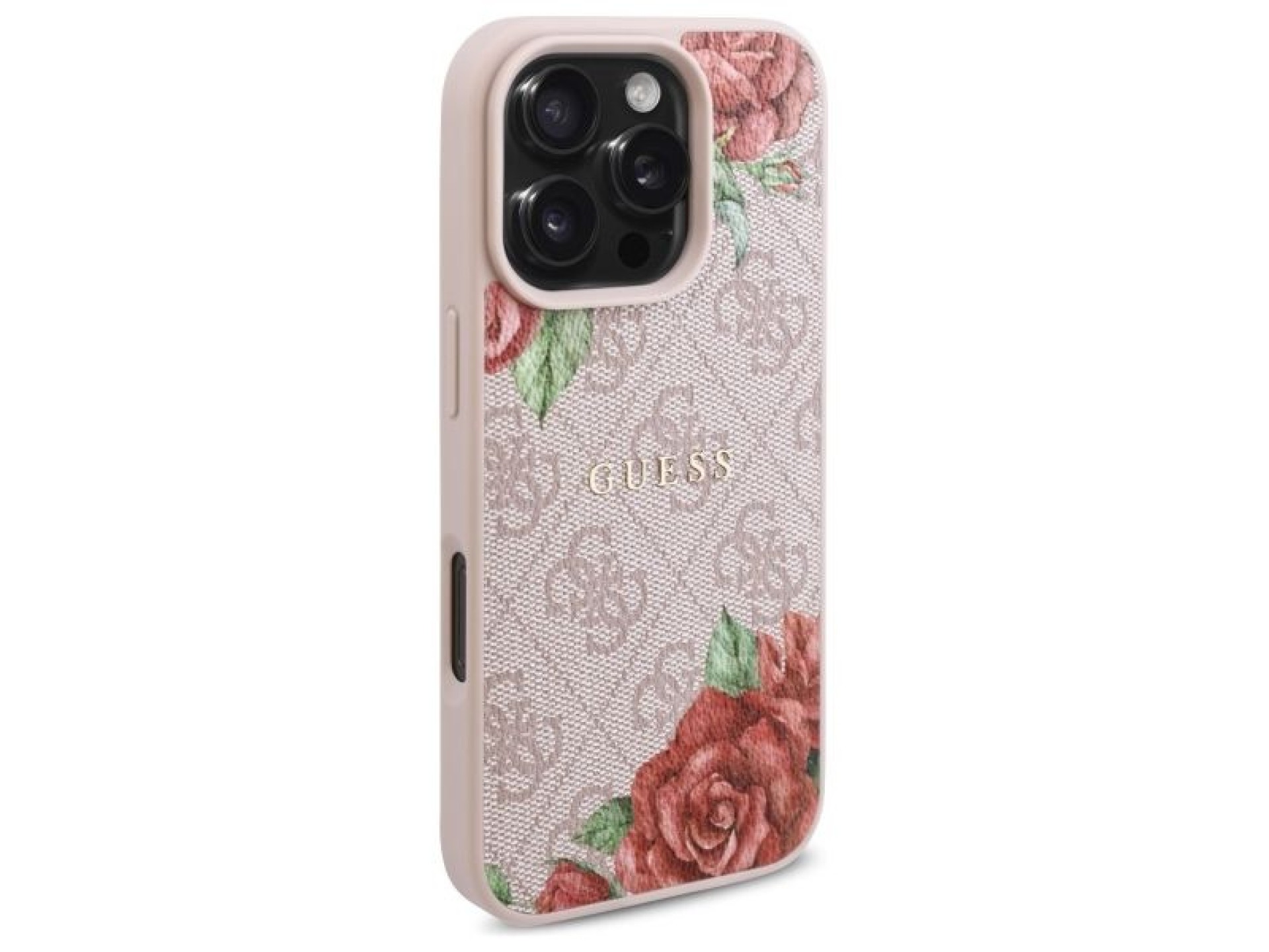 Funda rígida Guess GUHMP16LP4ROPEMCP para iPhone 16 Pro de 6,3