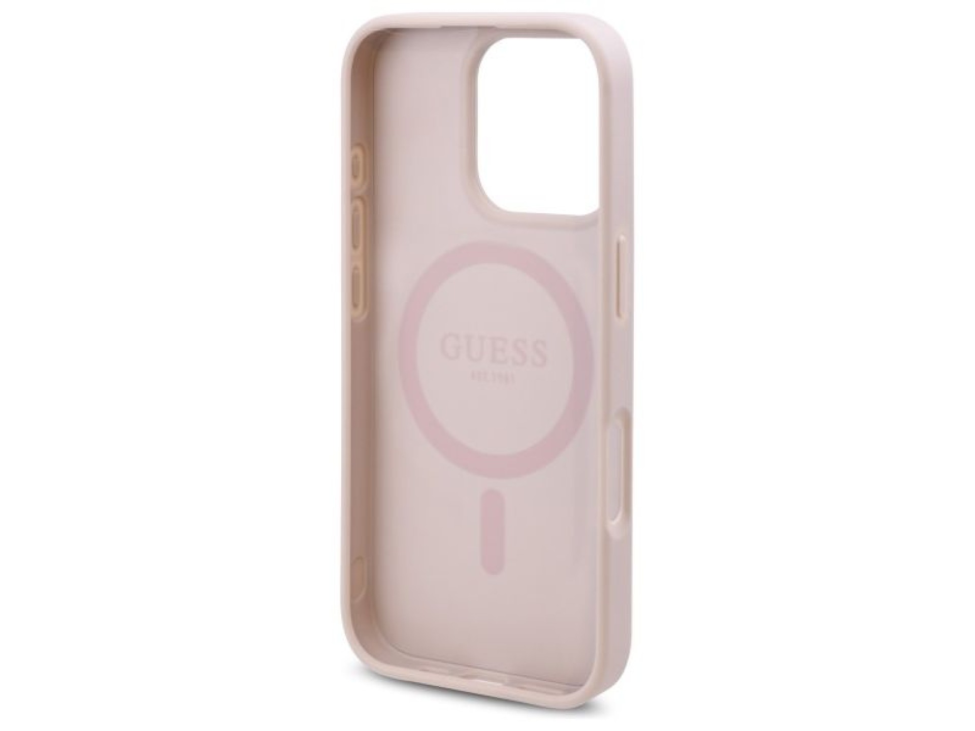 Funda rígida Guess GUHMP16LP4ROPEMCP para iPhone 16 Pro de 6,3