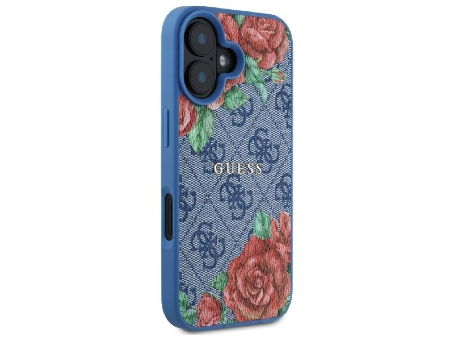 Funda rígida Guess GUHMP16SP4ROPEMCB para iPhone 16 de 6,1