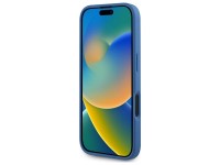 Funda rígida Guess GUHMP16SP4ROPEMCB para iPhone 16 de 6,1" azul/azul, 4G, estampado floral, MagSafe Funda rígida Guess GUHMP16SP4ROPEMCB para iPhone 16 de 6,1" azul/azul, 4G, estampado floral, MagSafe