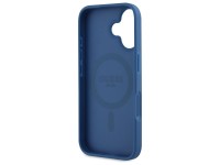 Funda rígida Guess GUHMP16SP4ROPEMCB para iPhone 16 de 6,1" azul/azul, 4G, estampado floral, MagSafe Funda rígida Guess GUHMP16SP4ROPEMCB para iPhone 16 de 6,1" azul/azul, 4G, estampado floral, MagSafe