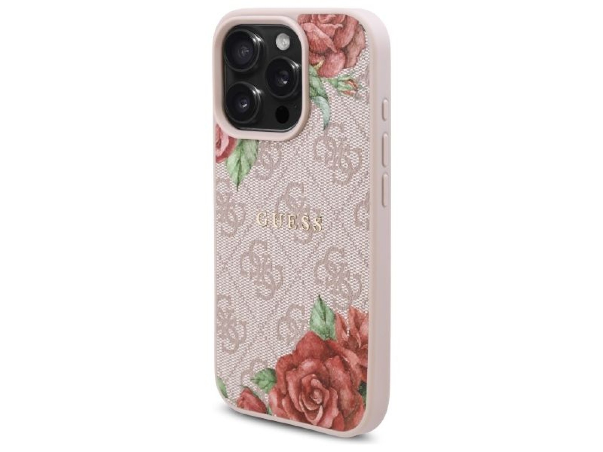Capa rígida Guess GUHMP16XP4ROPEMCP para iPhone 16 Pro Max 6.9