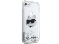 Karl Lagerfeld KLHCI8LNHCCS iPhone 7/8/ SE 2020/2022 plateado/plateado estuche rígido Glitter Choupe Karl Lagerfeld KLHCI8LNHCCS iPhone 7/8/ SE 2020/2022 plateado/plateado estuche rígido Glitter Choupe